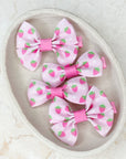 Strawberry Margarita Mini Capri & Prinny Baby Bows