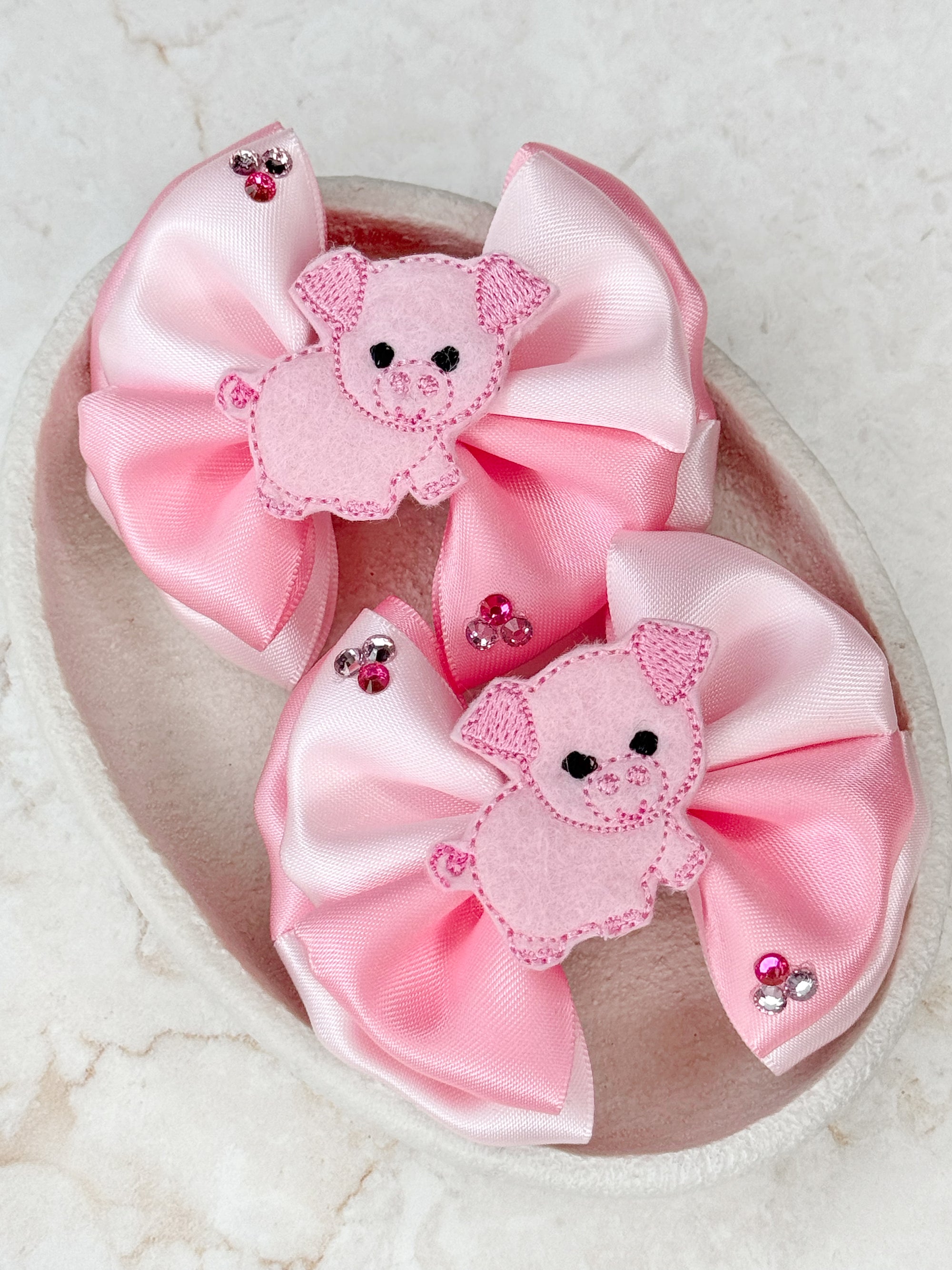 This Little Piggy Capri Baby Bow