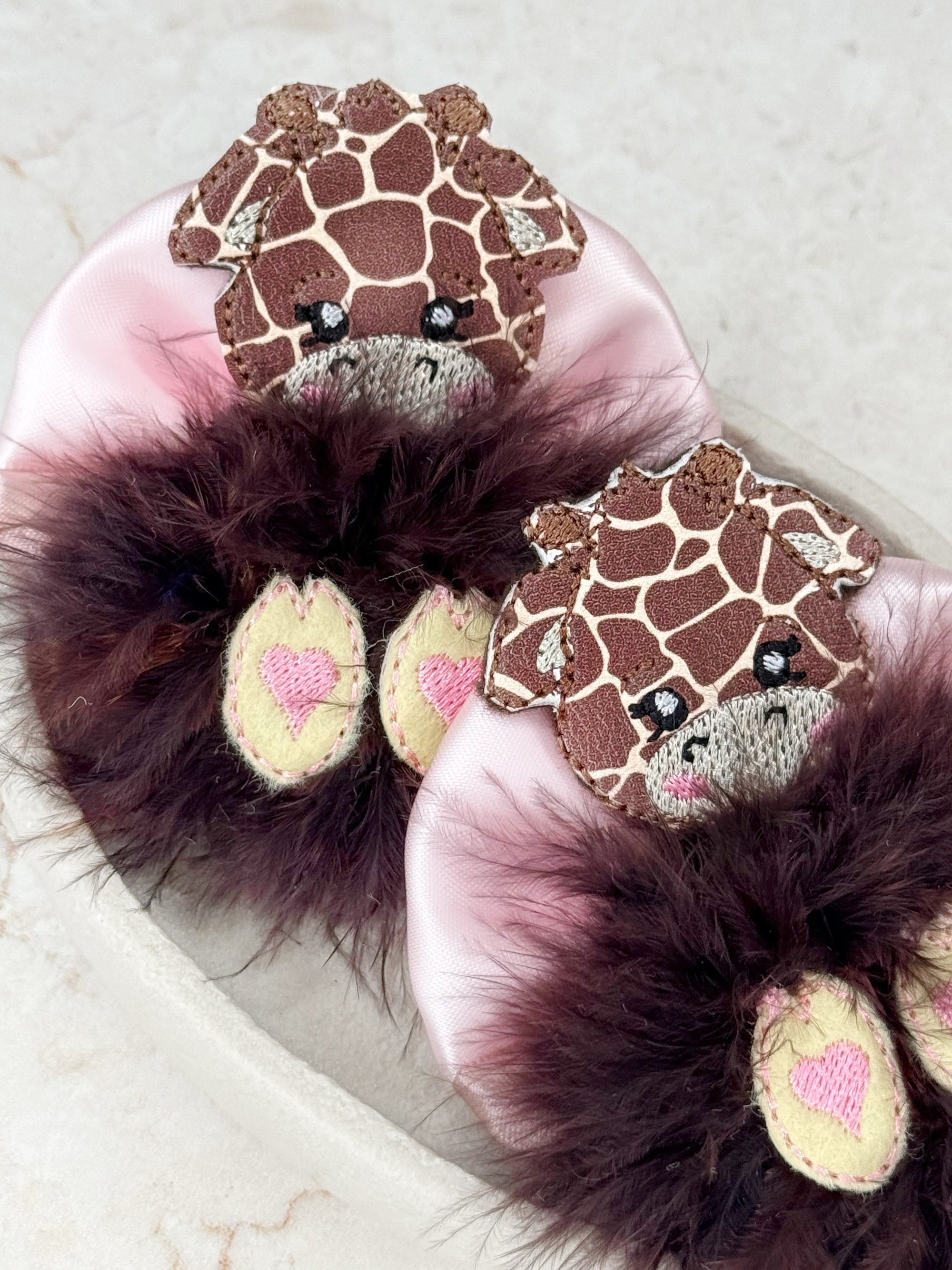 Sophie The Fluffy Giraffe Capri Baby Bow