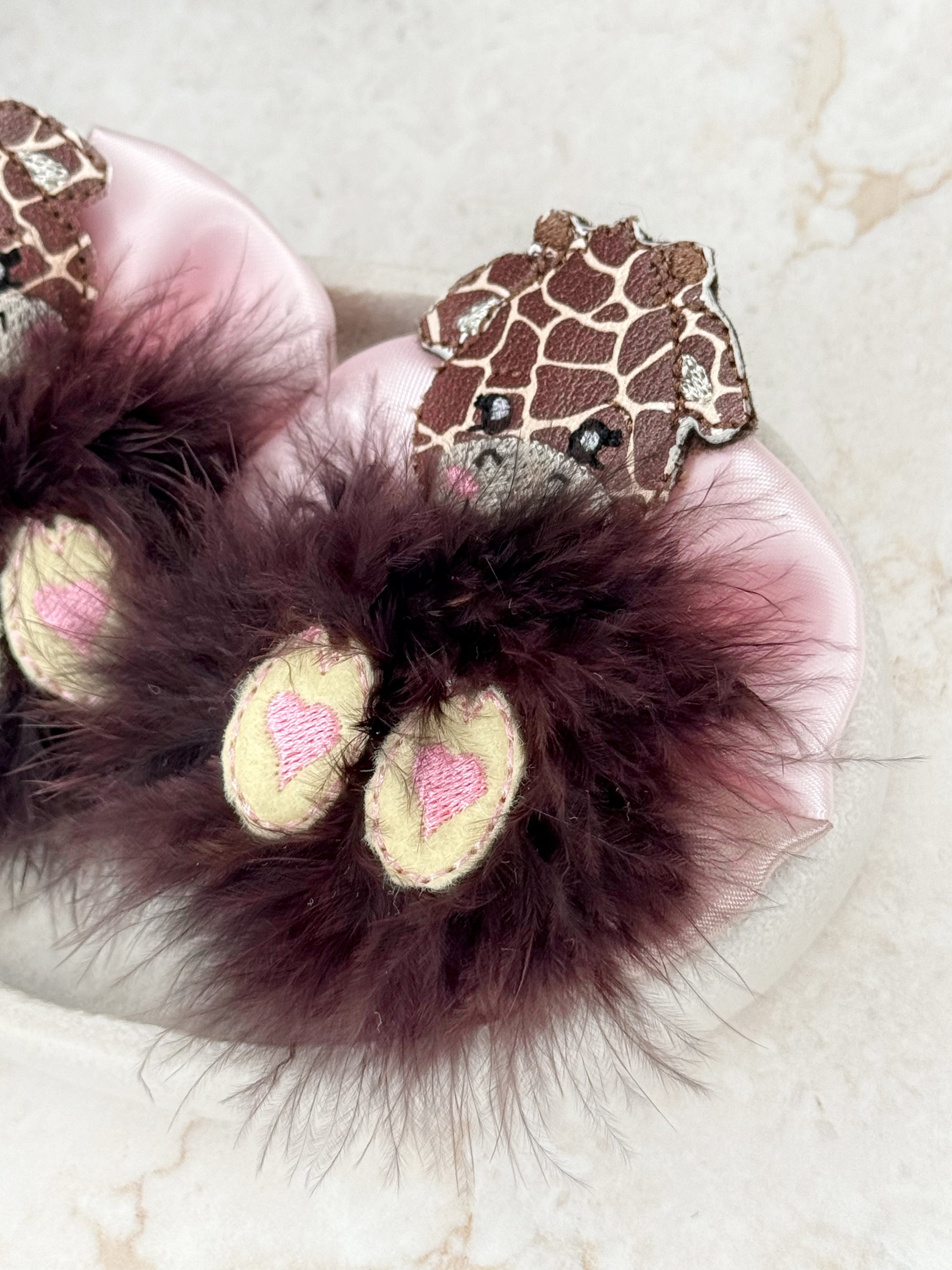Sophie The Fluffy Giraffe Capri Baby Bow