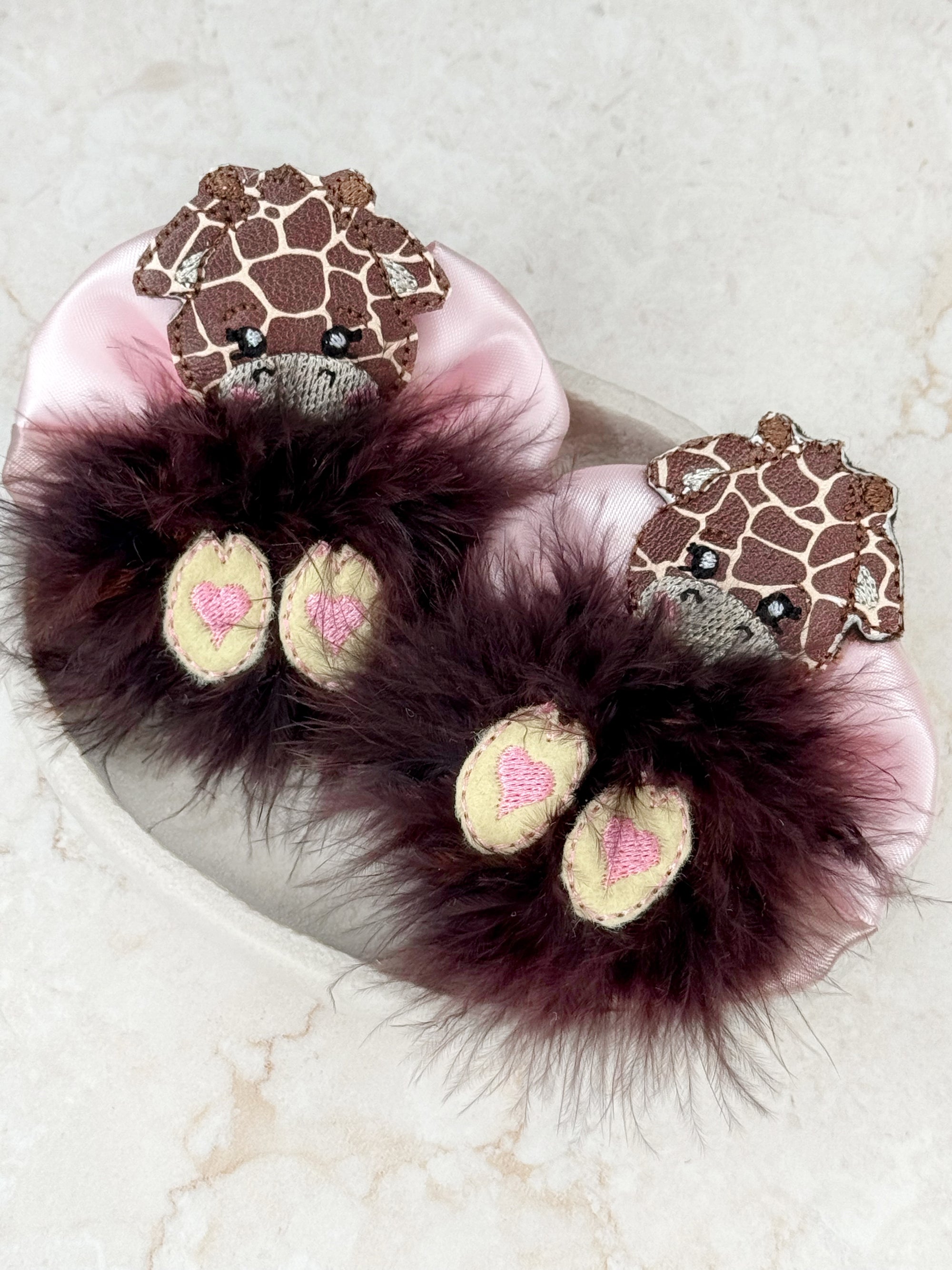Sophie The Fluffy Giraffe Capri Baby Bow