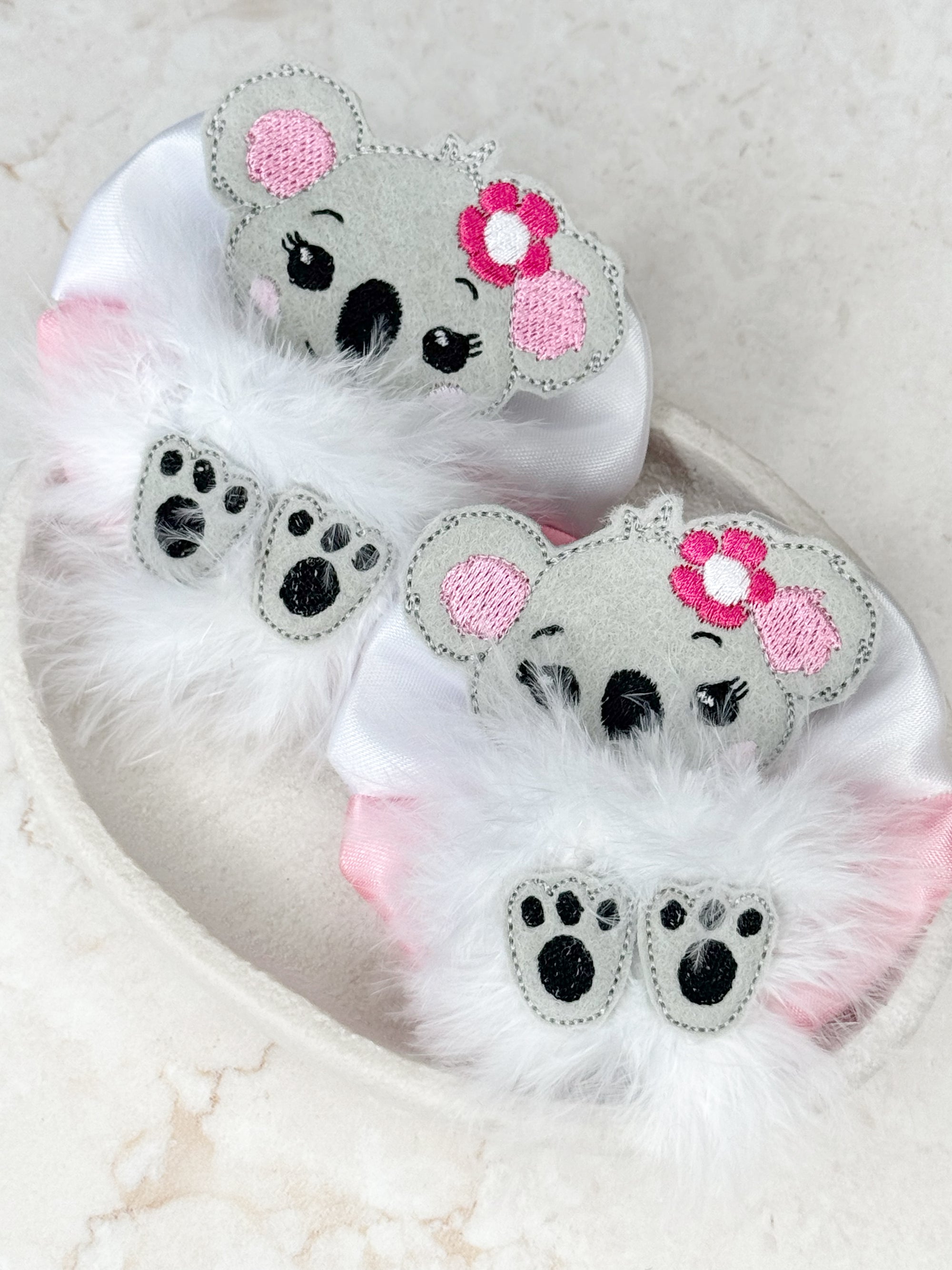 Miss Koala Fluffy Capri Baby Bow