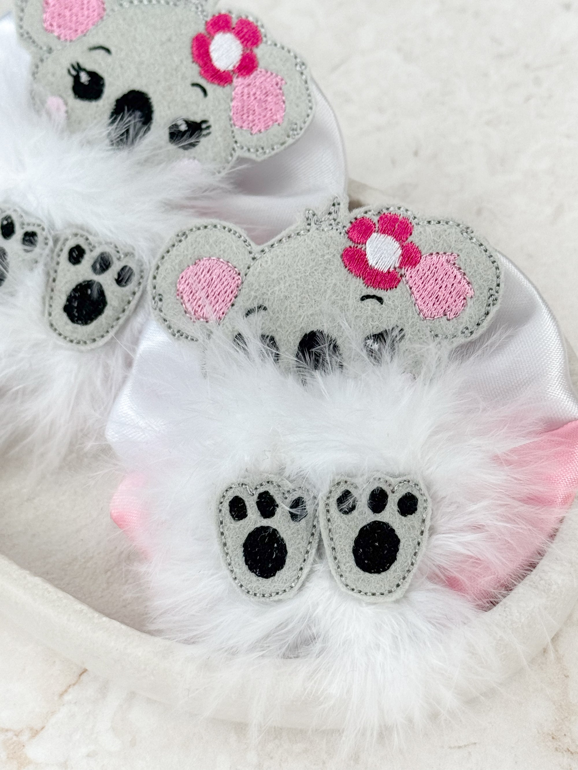 Miss Koala Fluffy Capri Baby Bow