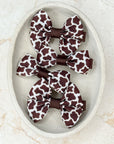 Cow Print Mini Capri & Prinny Baby Bows