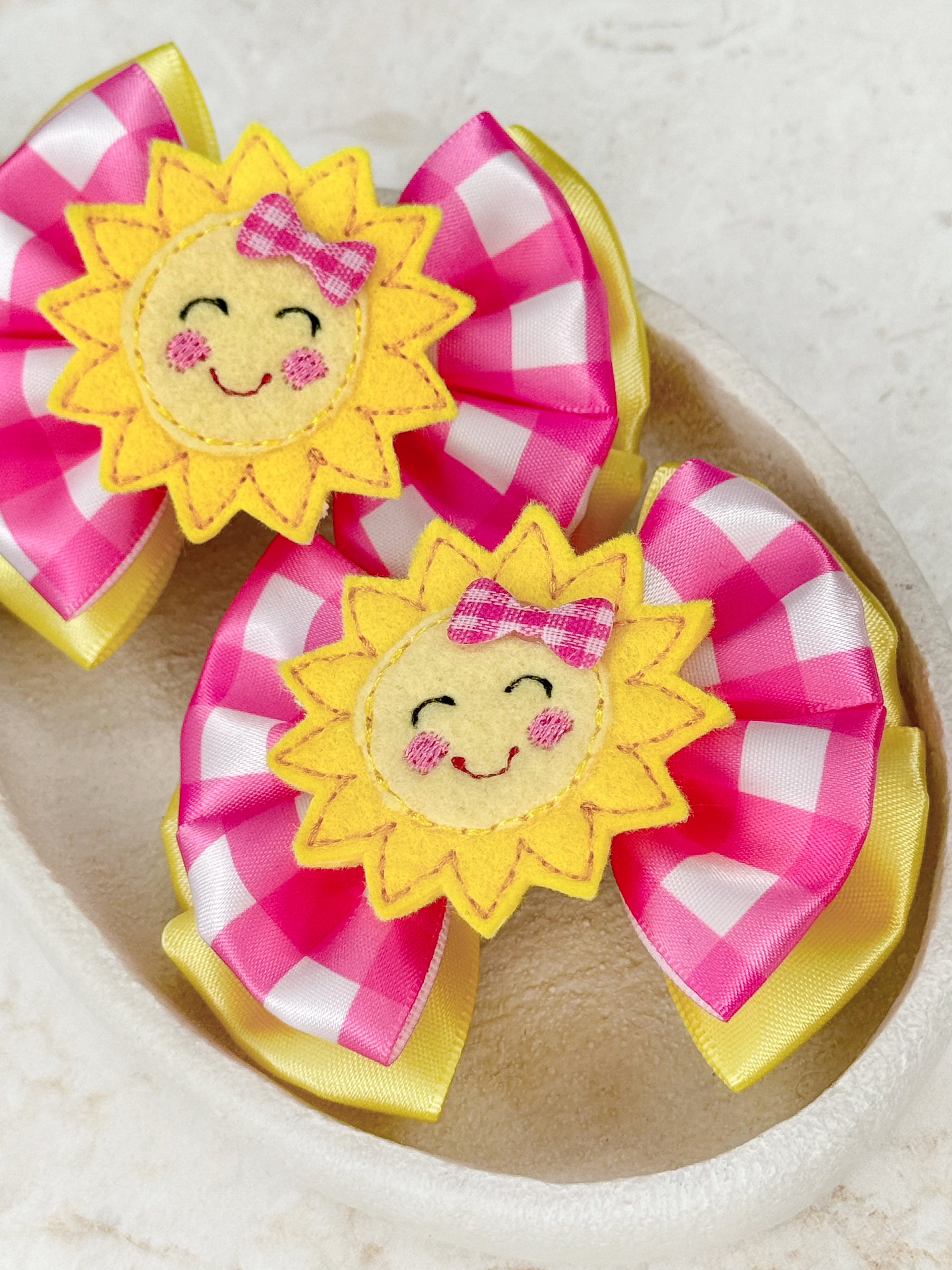 Sunshine Through My Window Capri Baby Bow