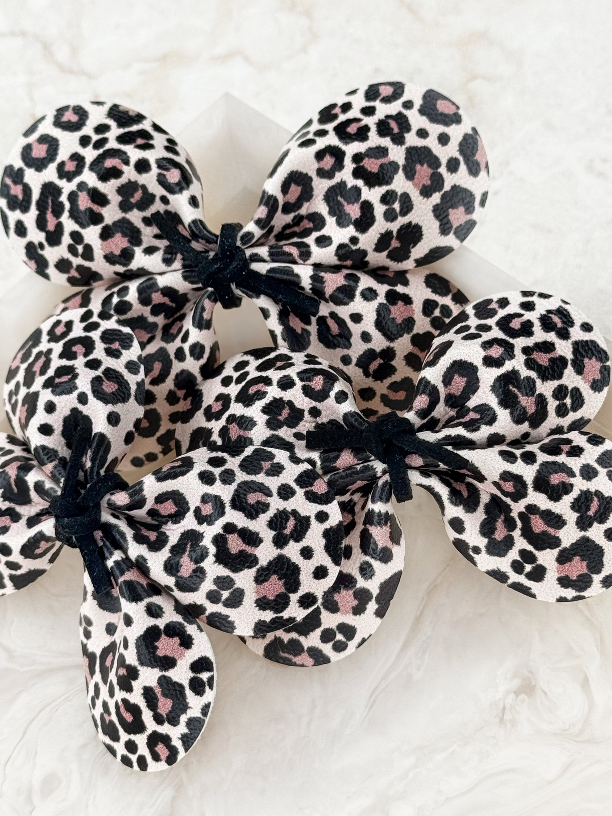 Leopard Girl Baby Bow