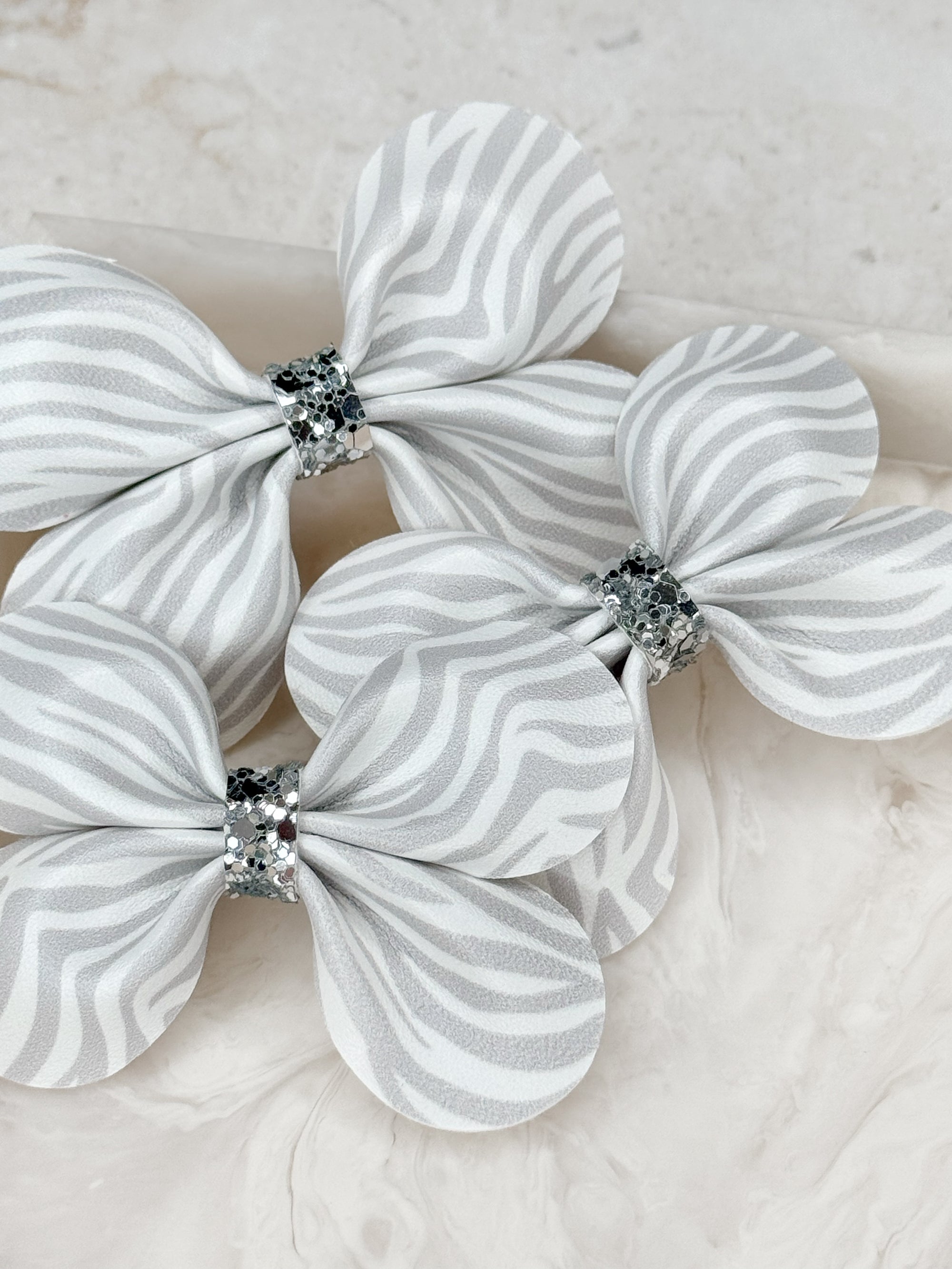 Zebra Print Baby Bow