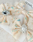 Autumn Sparkle Capri Baby Bow