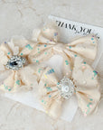 Autumn Sparkle Capri Baby Bow