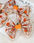 Harvest Satin Capri Baby Bow