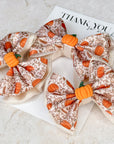 Harvest Satin Capri Baby Bow