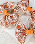 Harvest Satin Capri Baby Bow