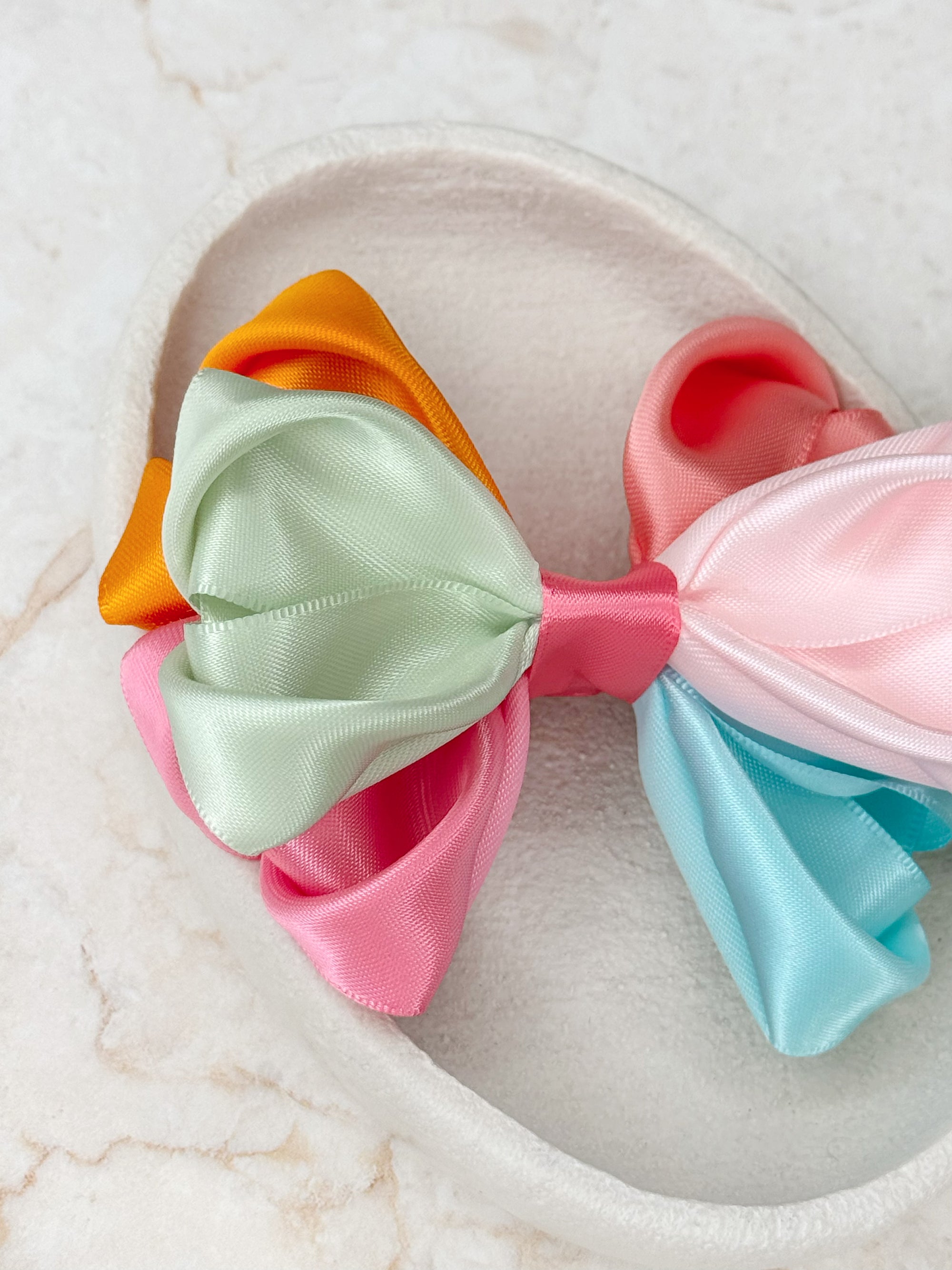 Summer Vibes Ivy Satin Bow