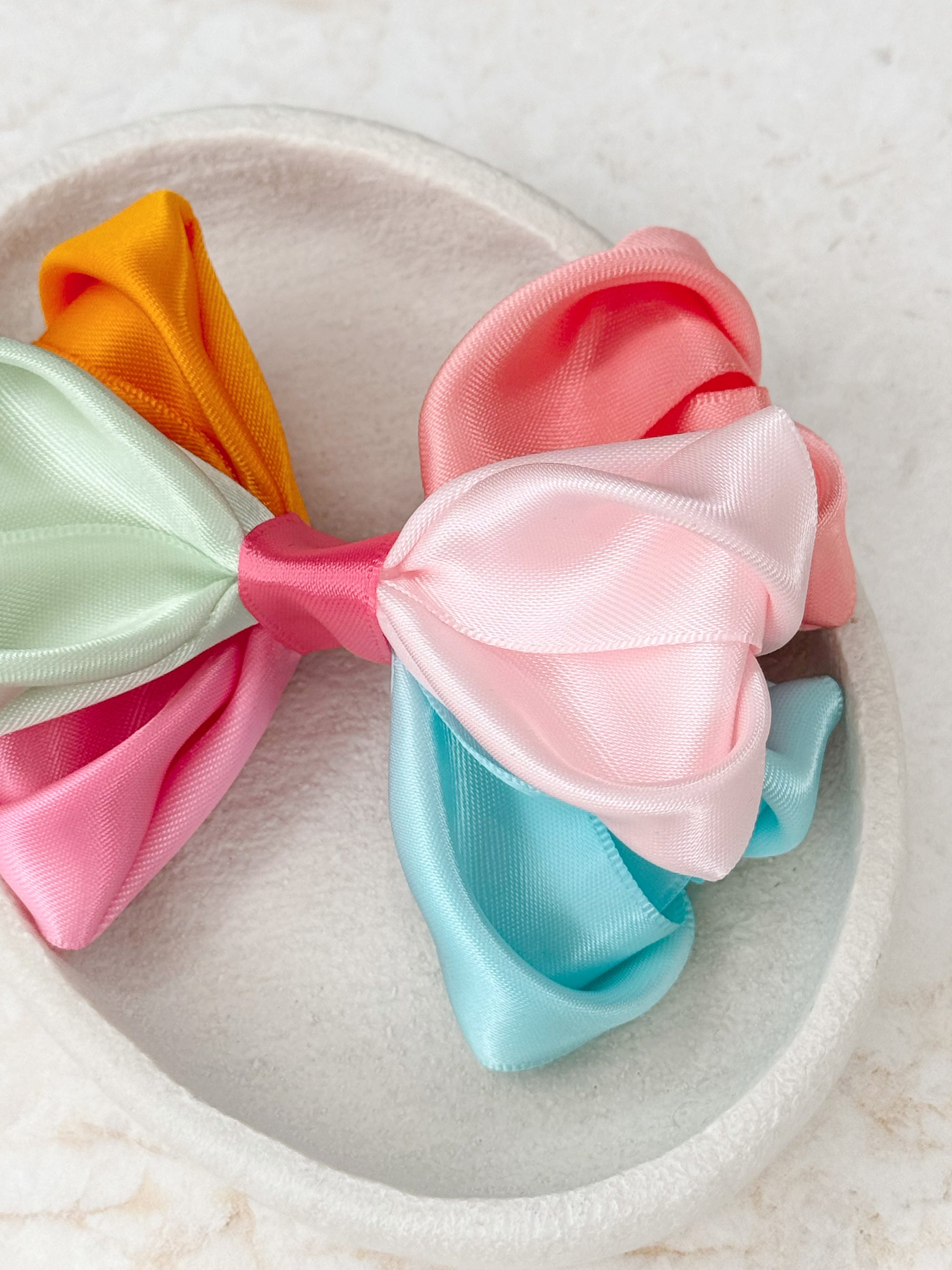 Summer Vibes Ivy Satin Bow