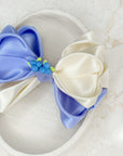 Blueberry Ivy Satin Bow
