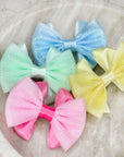 Our Satin & Tulle Bebe Baby Bows