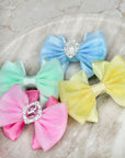 Our Satin & Tulle Bebe Baby Bows