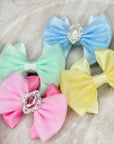 Our Satin & Tulle Bebe Baby Bows
