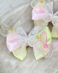 Butterflies Of Summer Baby Bow