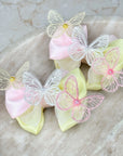 Butterflies Of Summer Baby Bow