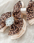 Classic Leopard Capri Baby Bow
