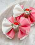 Peaches & Cream Bebe Baby Bow