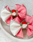 Peaches & Cream Bebe Baby Bow