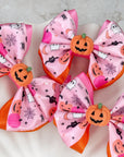 Trick Or Treat Capri Baby Bow