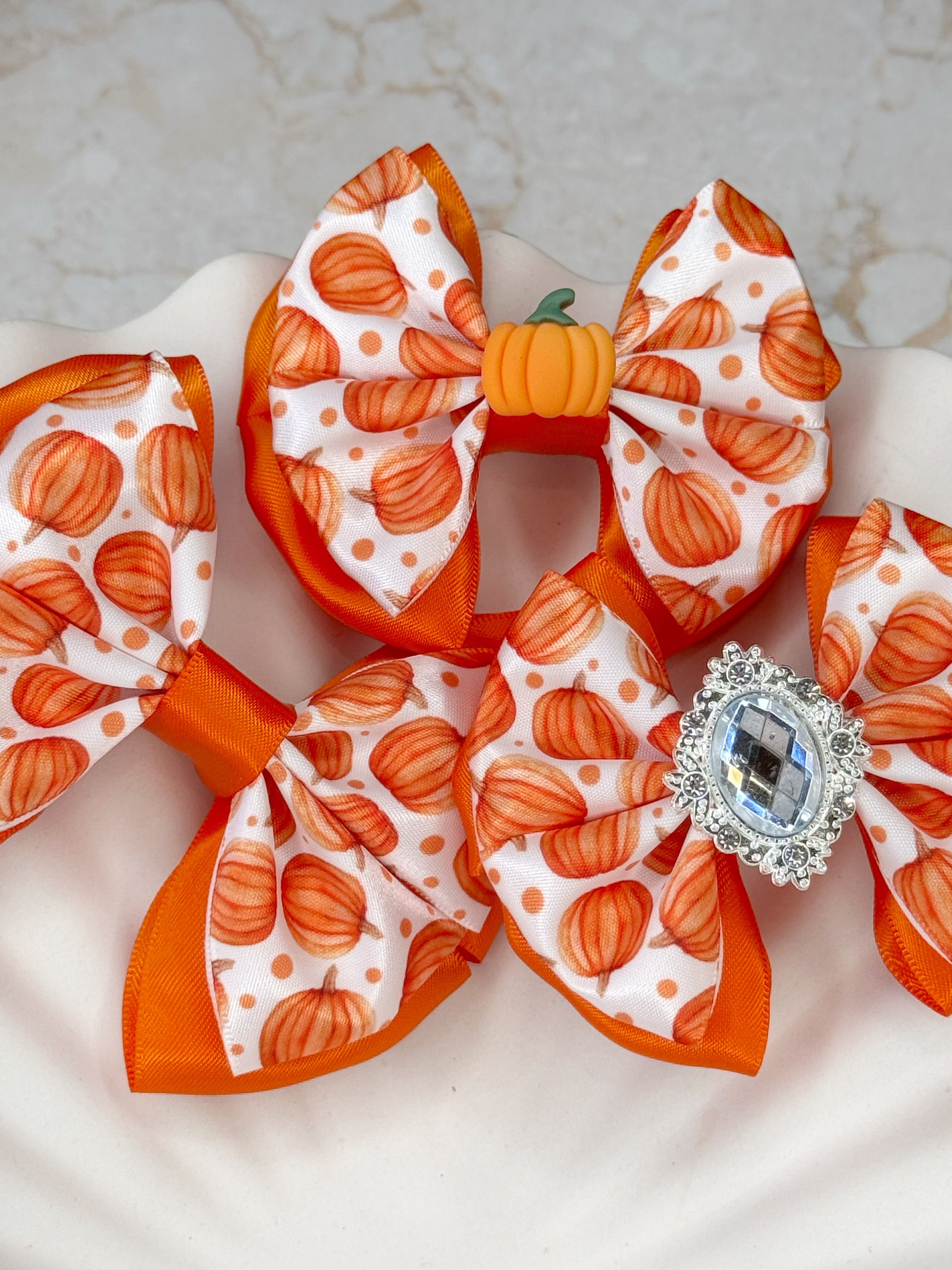 Pumpkin Picking Capri Baby Bow