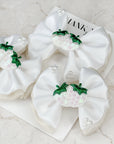 Vanilla Strawberry Capri Baby Bow