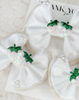 Vanilla Strawberry Capri Baby Bow