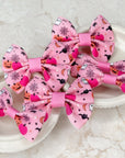 Trick Or Treat Mini Capri & Prinny Baby Bows