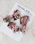 Heart Of Gold Baby Bow