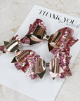 Heart Of Gold Baby Bow