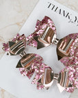 Heart Of Gold Baby Bow