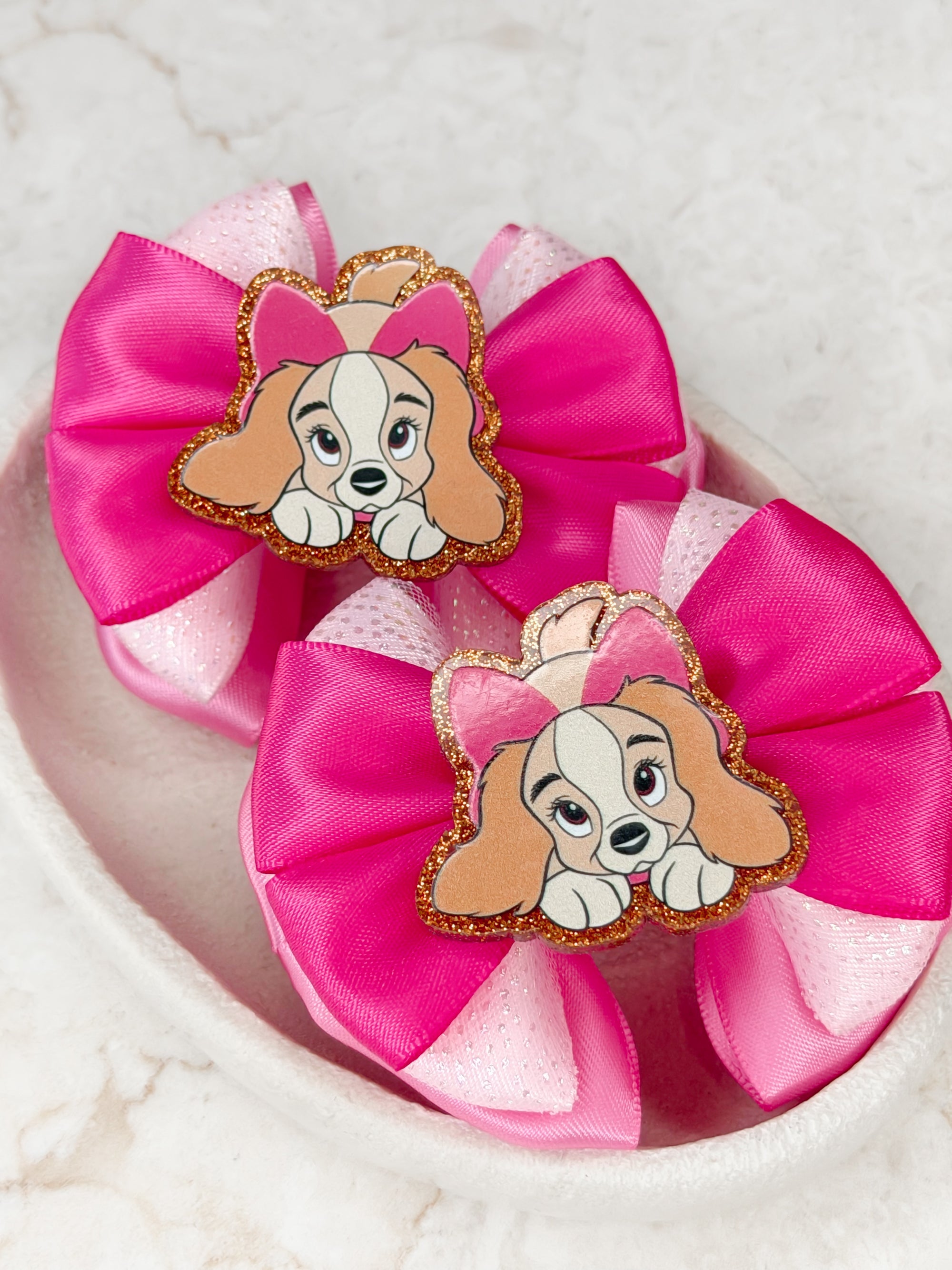 Pink Pup Capri Baby Bow
