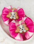 Pink Pup Capri Baby Bow