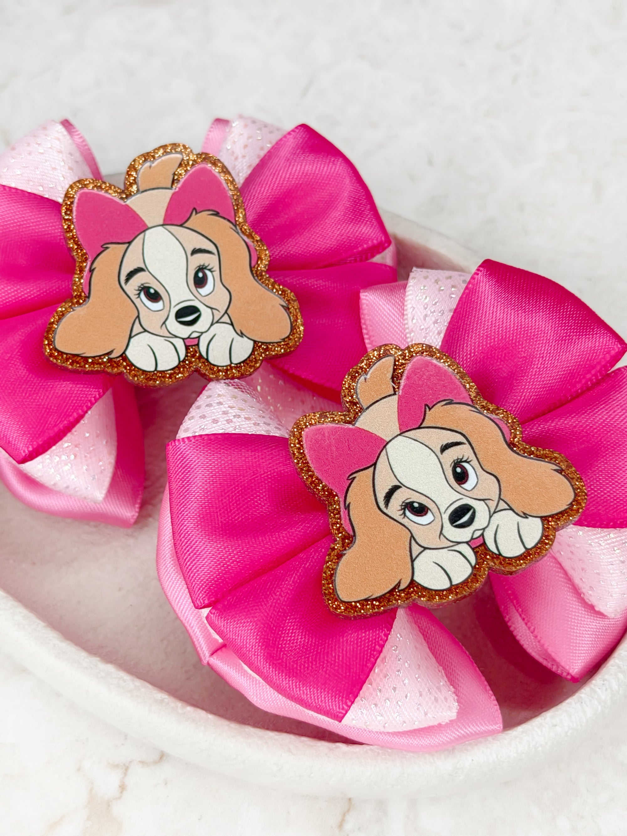 Pink Pup Capri Baby Bow
