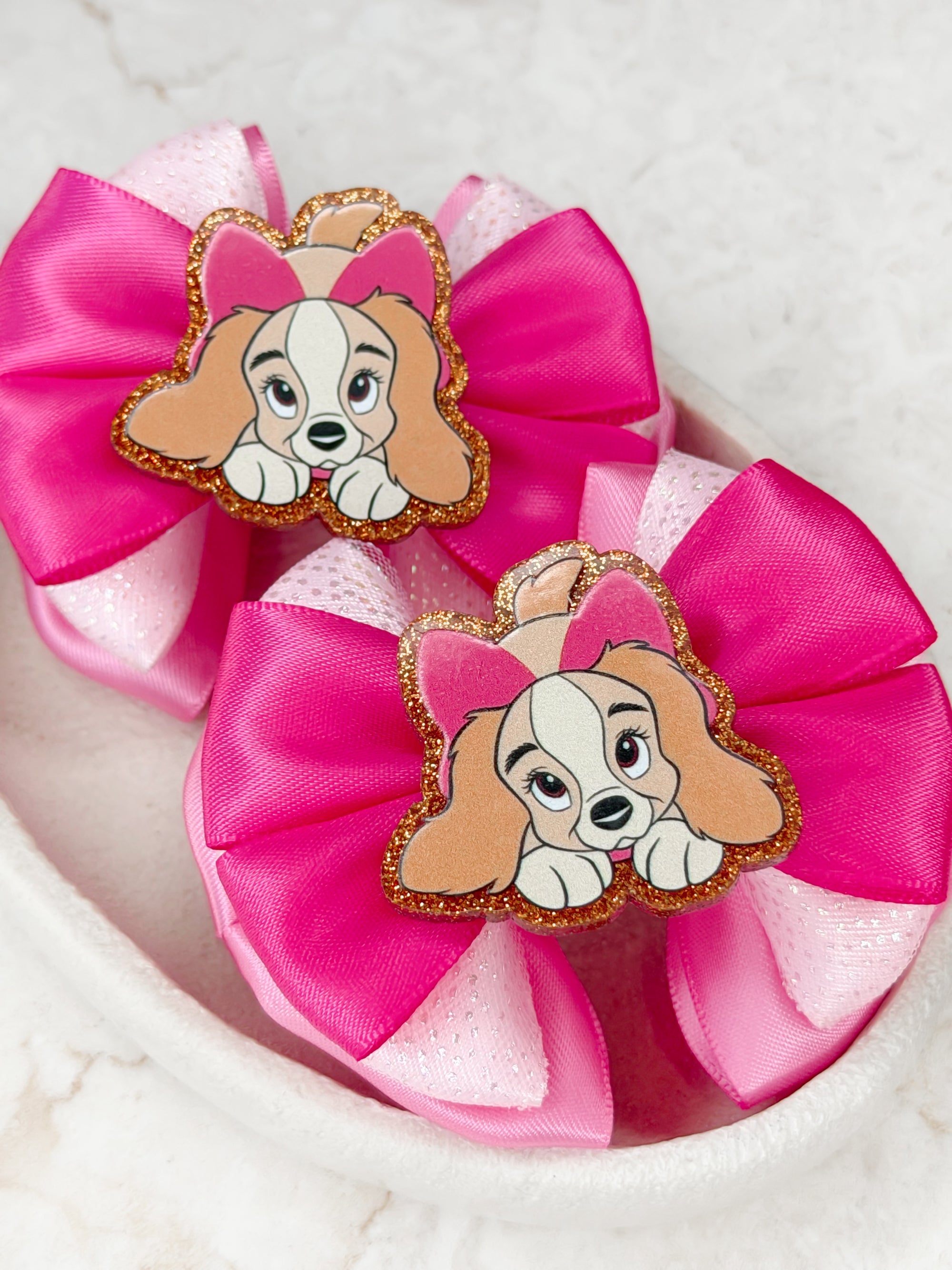 Pink Pup Capri Baby Bow