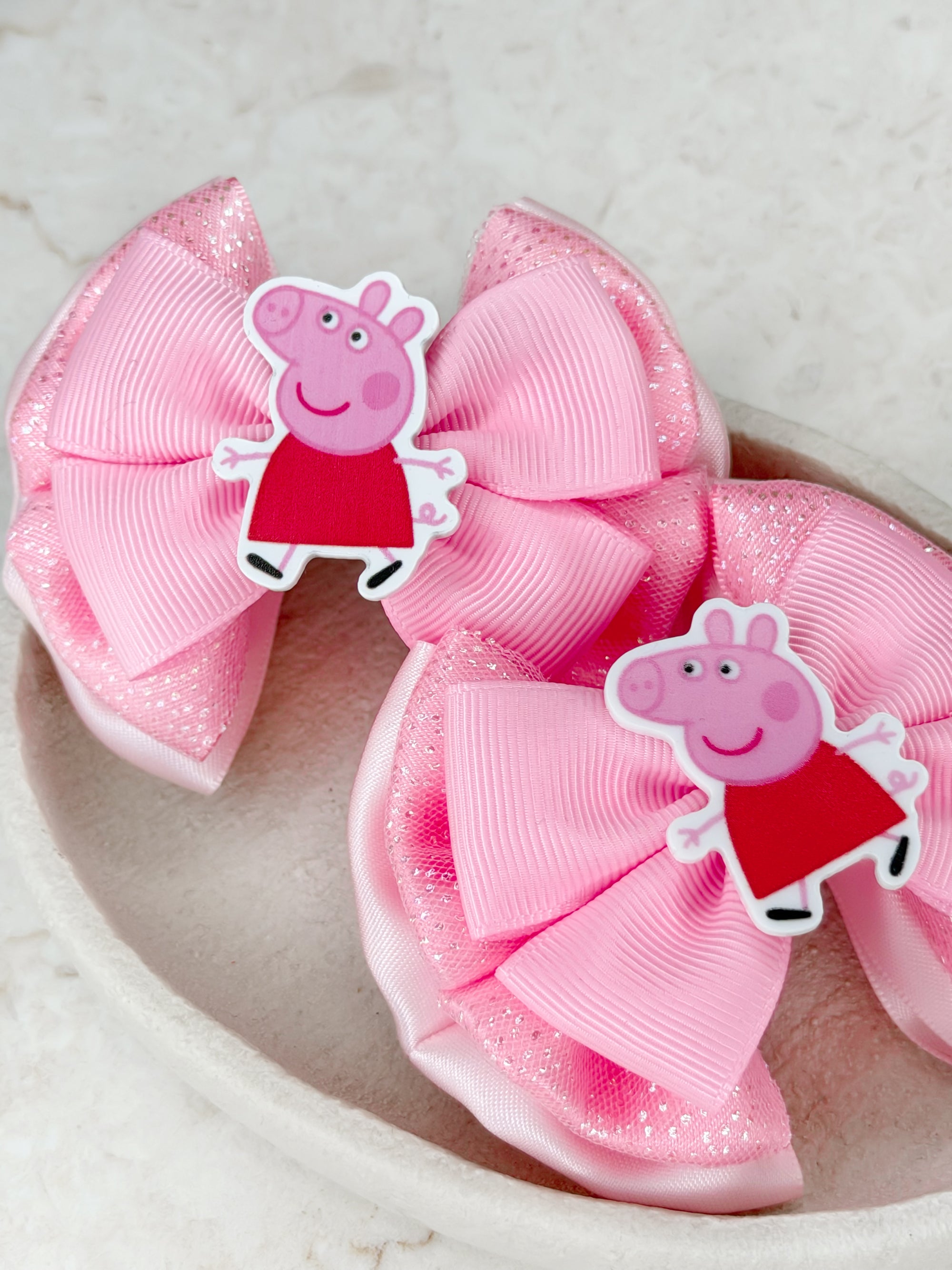 Your Favourite Piggy Capri Baby Bow