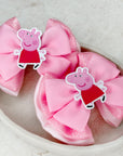 Your Favourite Piggy Capri Baby Bow