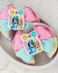 Rainbow pups Capri Baby Bow