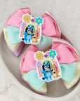Rainbow pups Capri Baby Bow