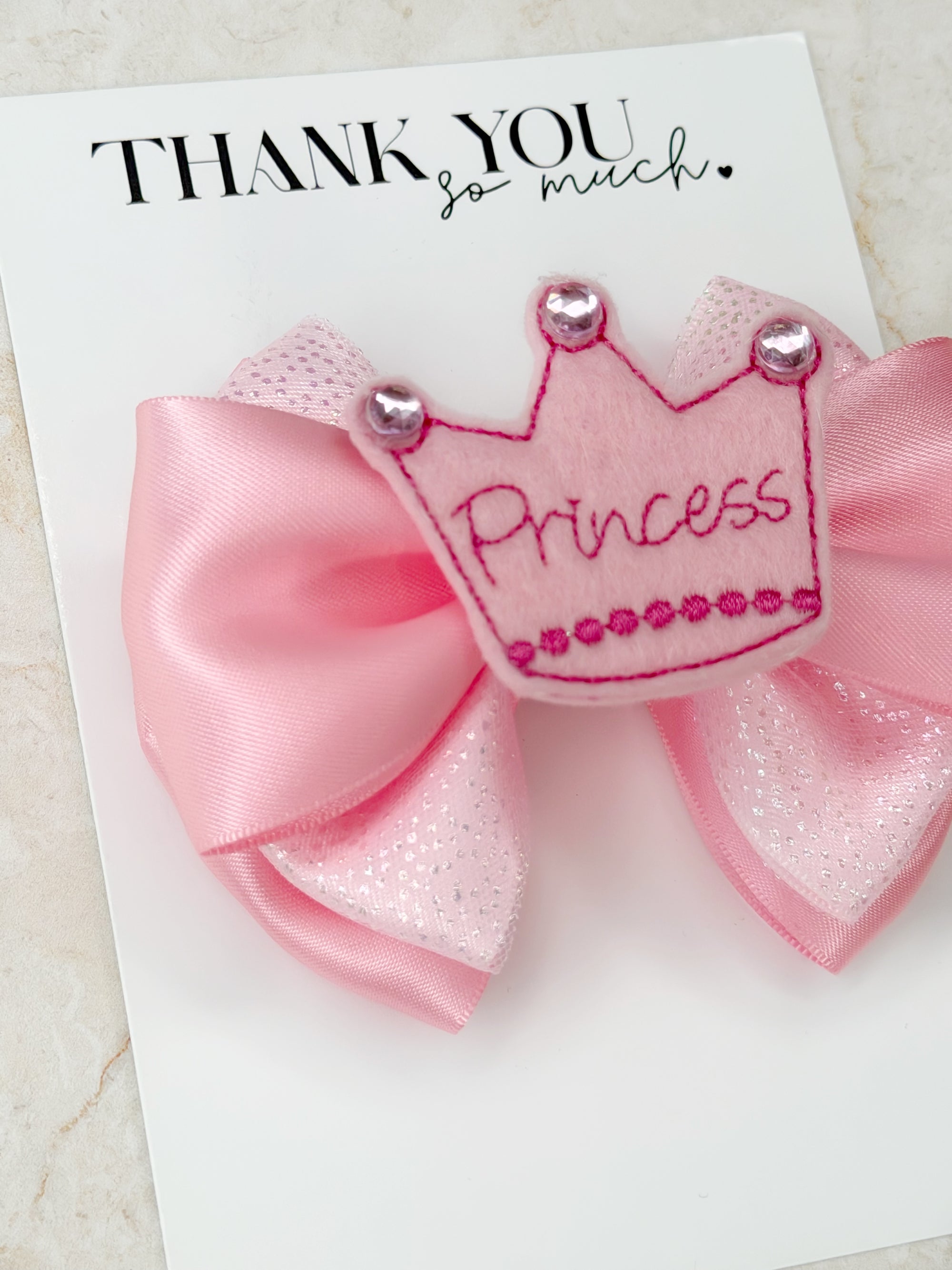 She’a A Princess Duh Baby Bow