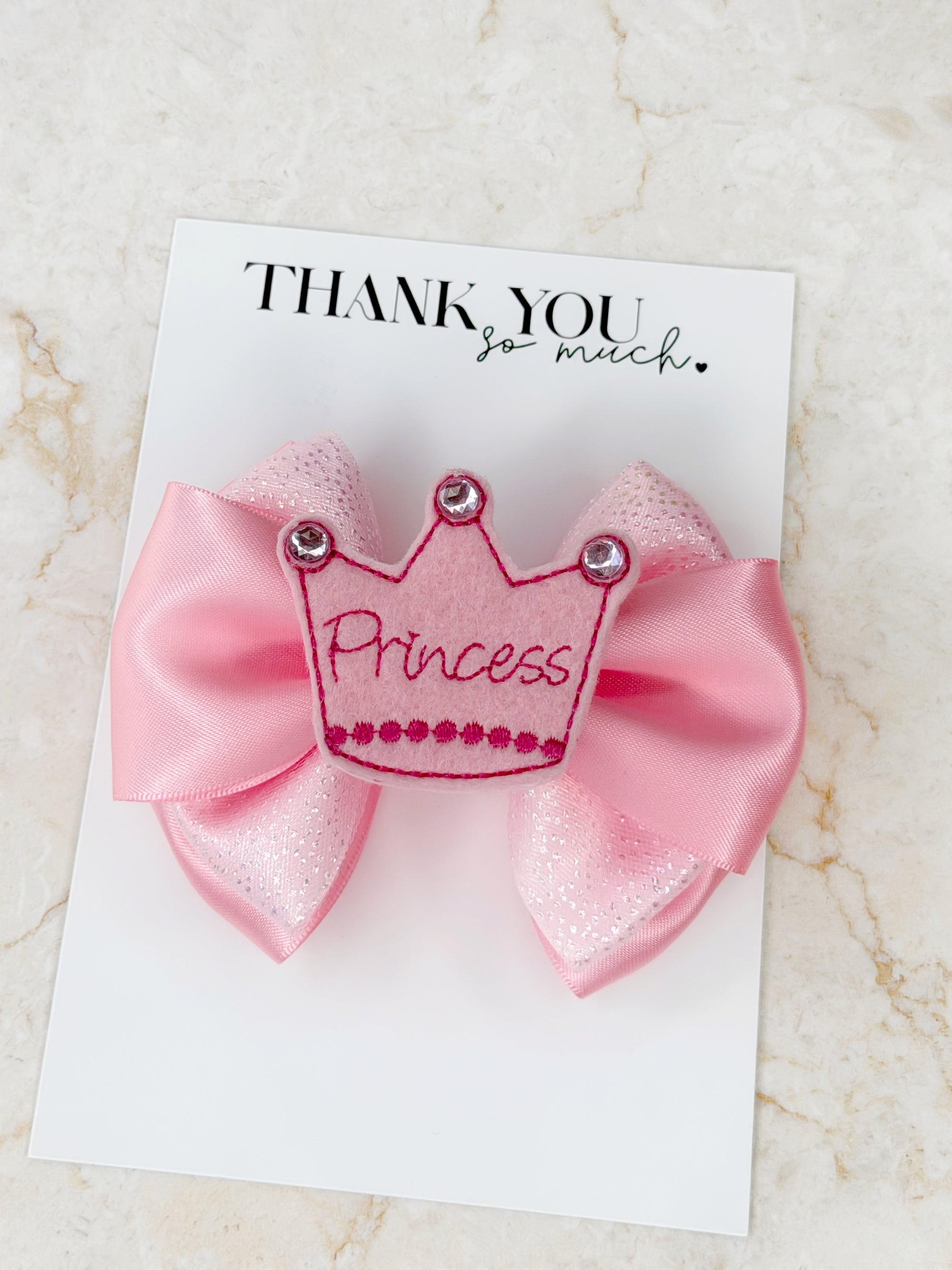 She’a A Princess Duh Baby Bow