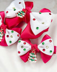 Deck The Halls Capri Baby Bow