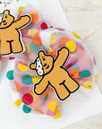 Yellow Bear Capri Baby Bow