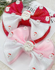 Naughty & Nice List Capri Baby Bow