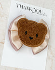 Teddy Bear Capri Baby Bow