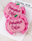 Pumpkin Cutie Capri Baby Bow